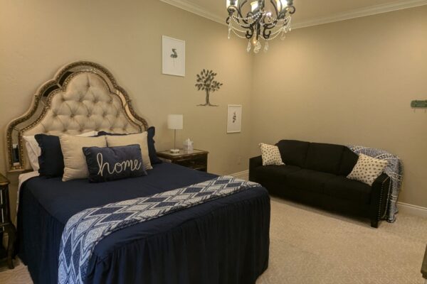 with sofa bed